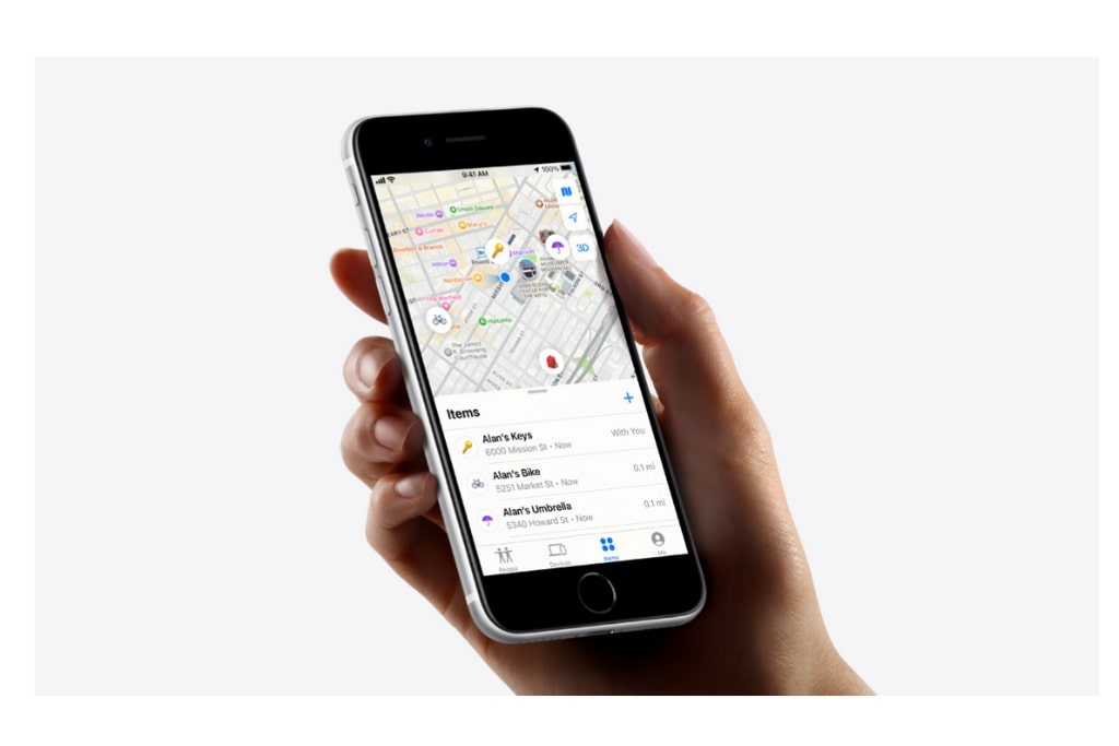 Apple AirTag zichtbaar op IPhone - GPS GIGANT